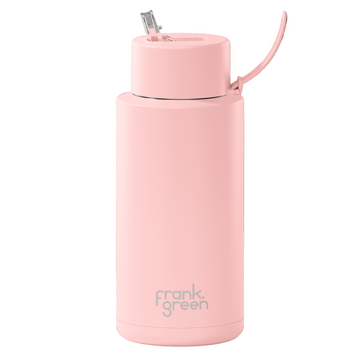 Frank Green Bottle with Straw Lid - 1L | Blushed