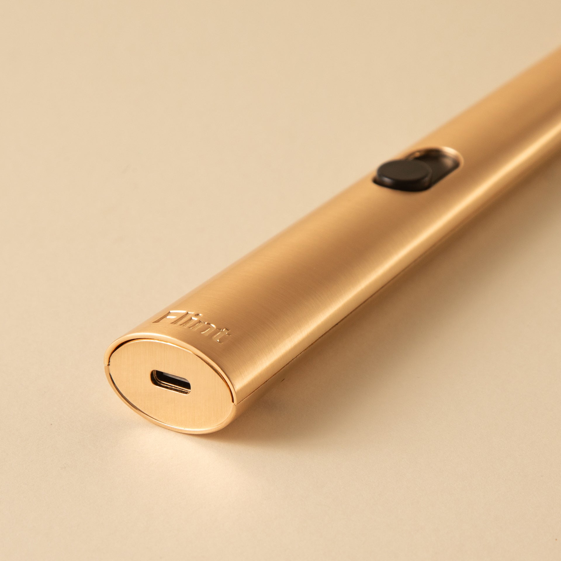 Flint Rechargeable Lighter Gold