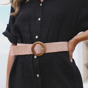 Woven Belt - Pink