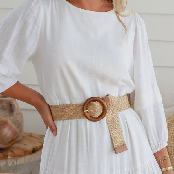 Woven Belt - Tan