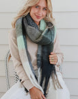 Chec Scarf | Mint