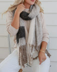 Check Scarf | Natural by Free Spirit