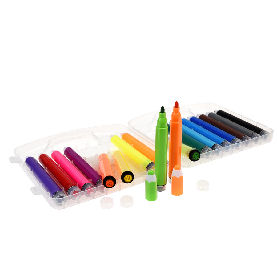 Felt Tip Stamp Pens - Wild Wonders (set of 18)