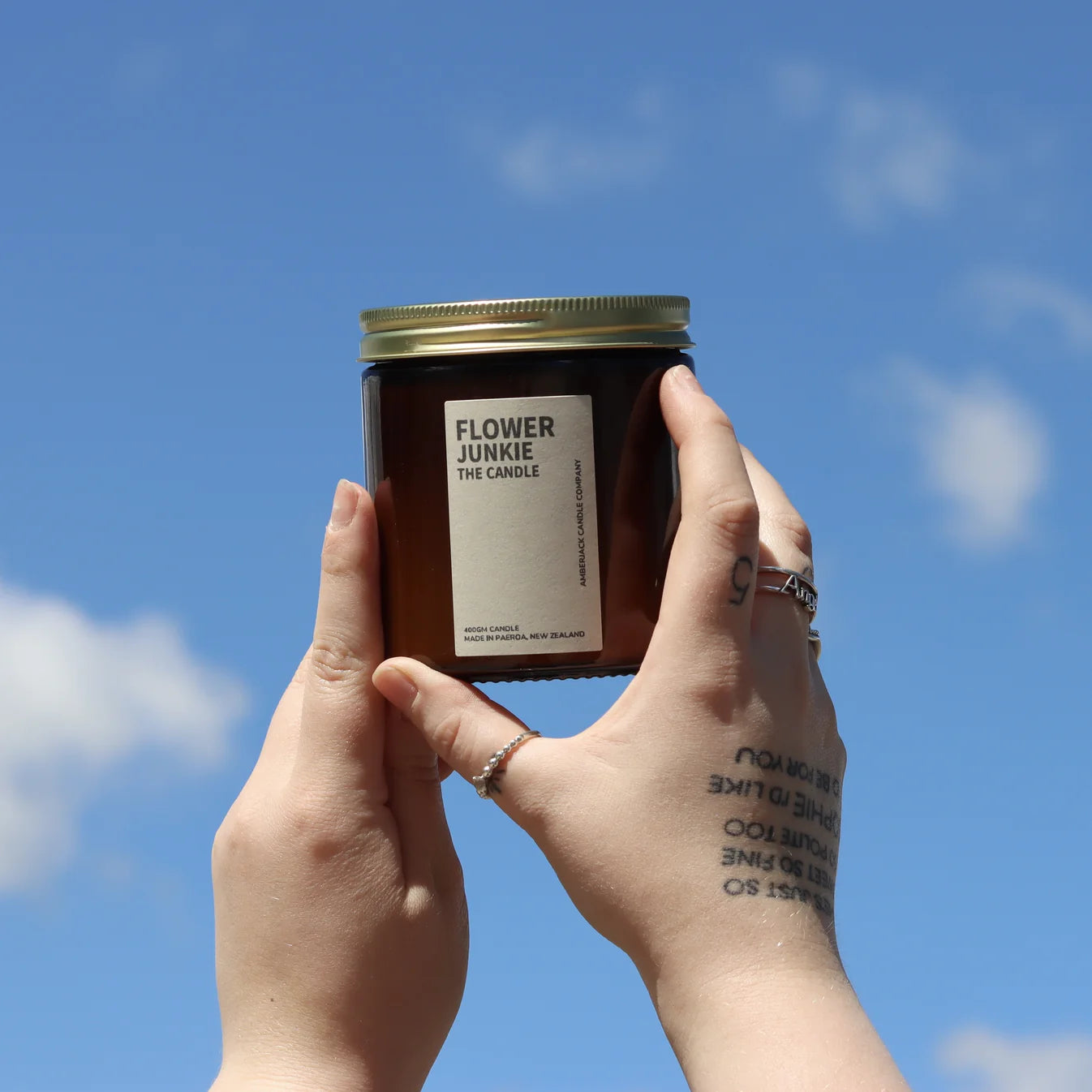 Amberjack Candle - Flower Junkie (Large)