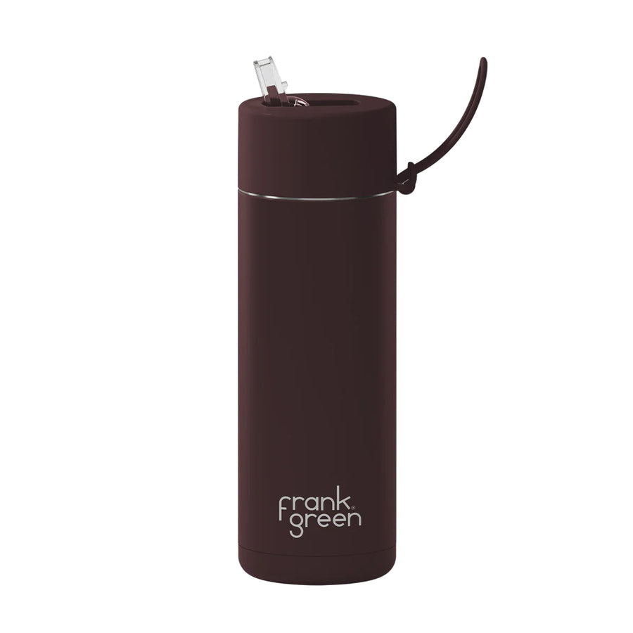 Frank Green Bottle with Straw Lid - 595ml | Chocolate
