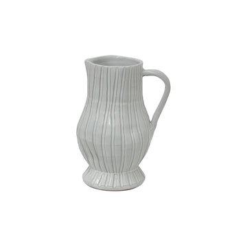 French Country Ribbed Jug Small