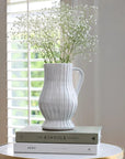 French Country Ribbed Jug Small