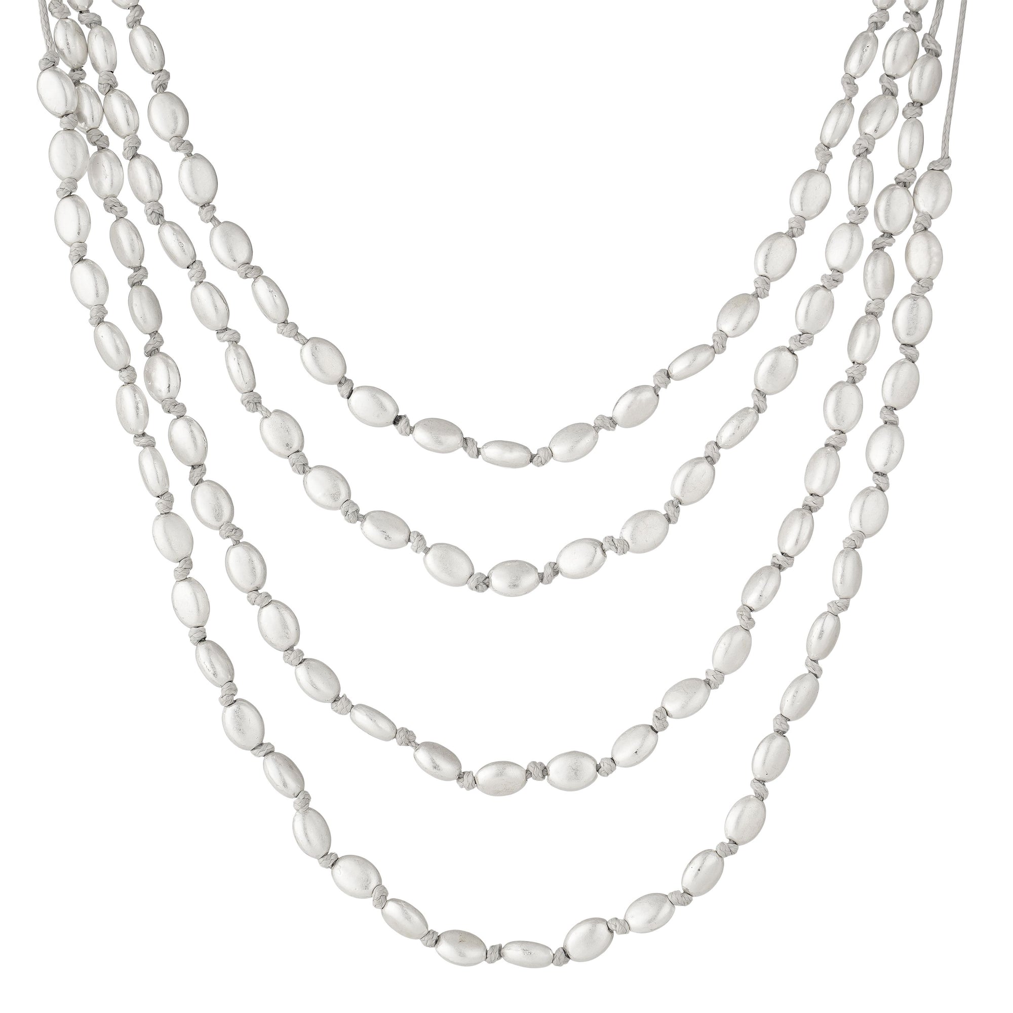 Ghana Necklace - Silver