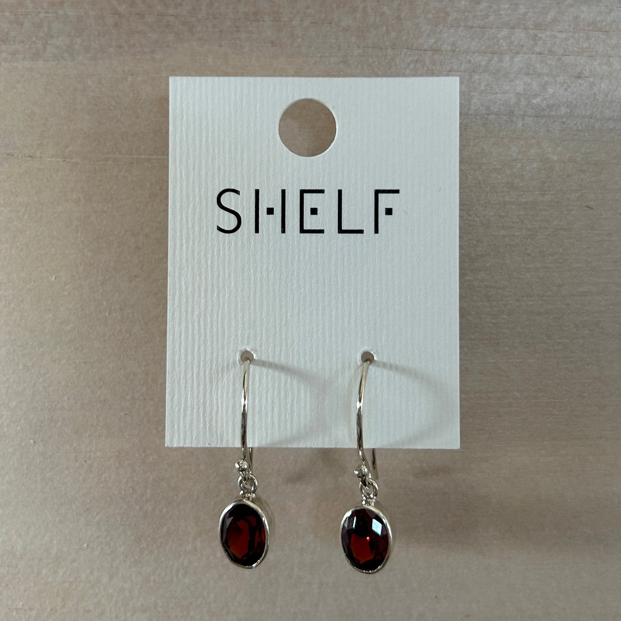 Sterling Silver Earrings - Gemstones on Hook