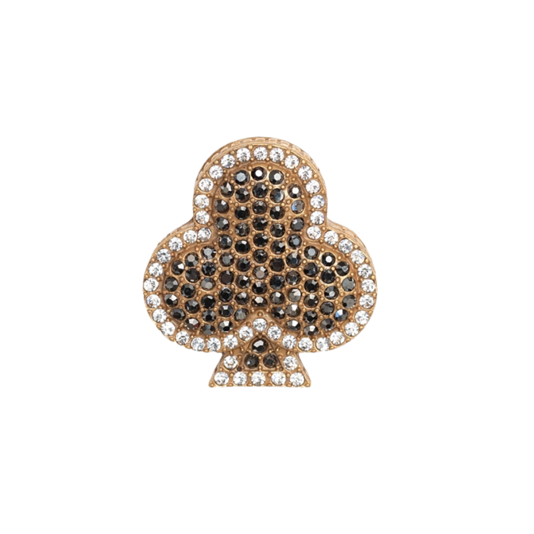Gilded Club Brooch