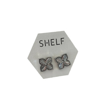 Sterling Silver Earrings - Tapa Ray Studs