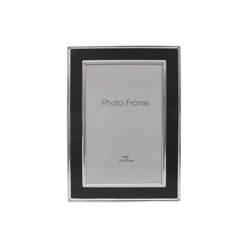 Photo Frame - Black Silver 10x15