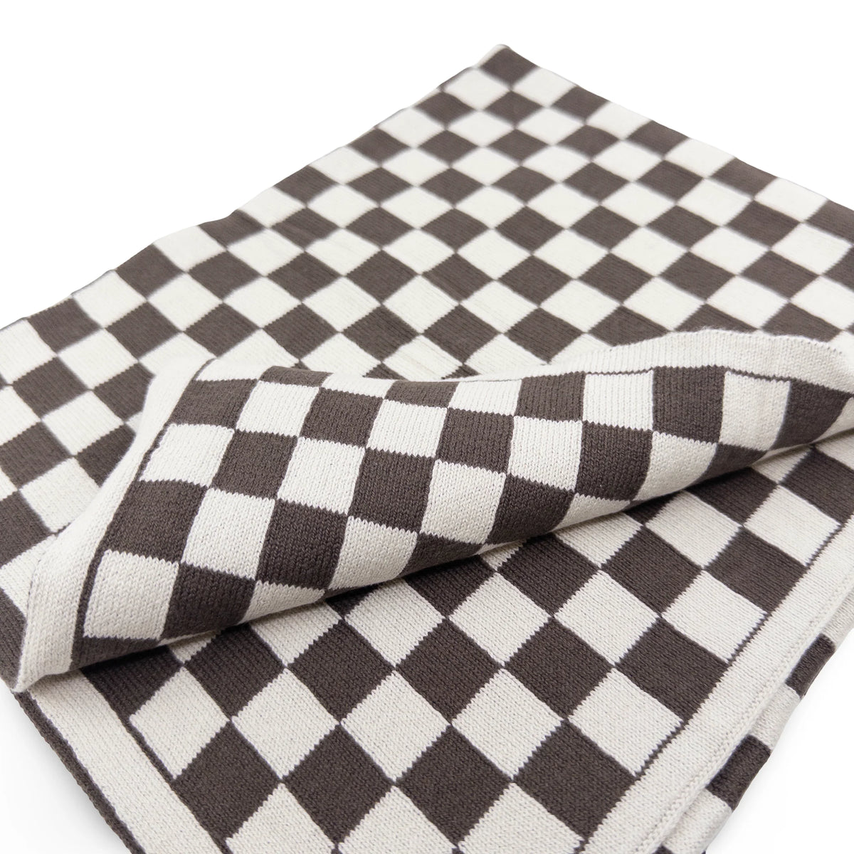 Hair Towel Mini - Chocolate | Chequer