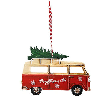 Hanging Campervan Profile Red