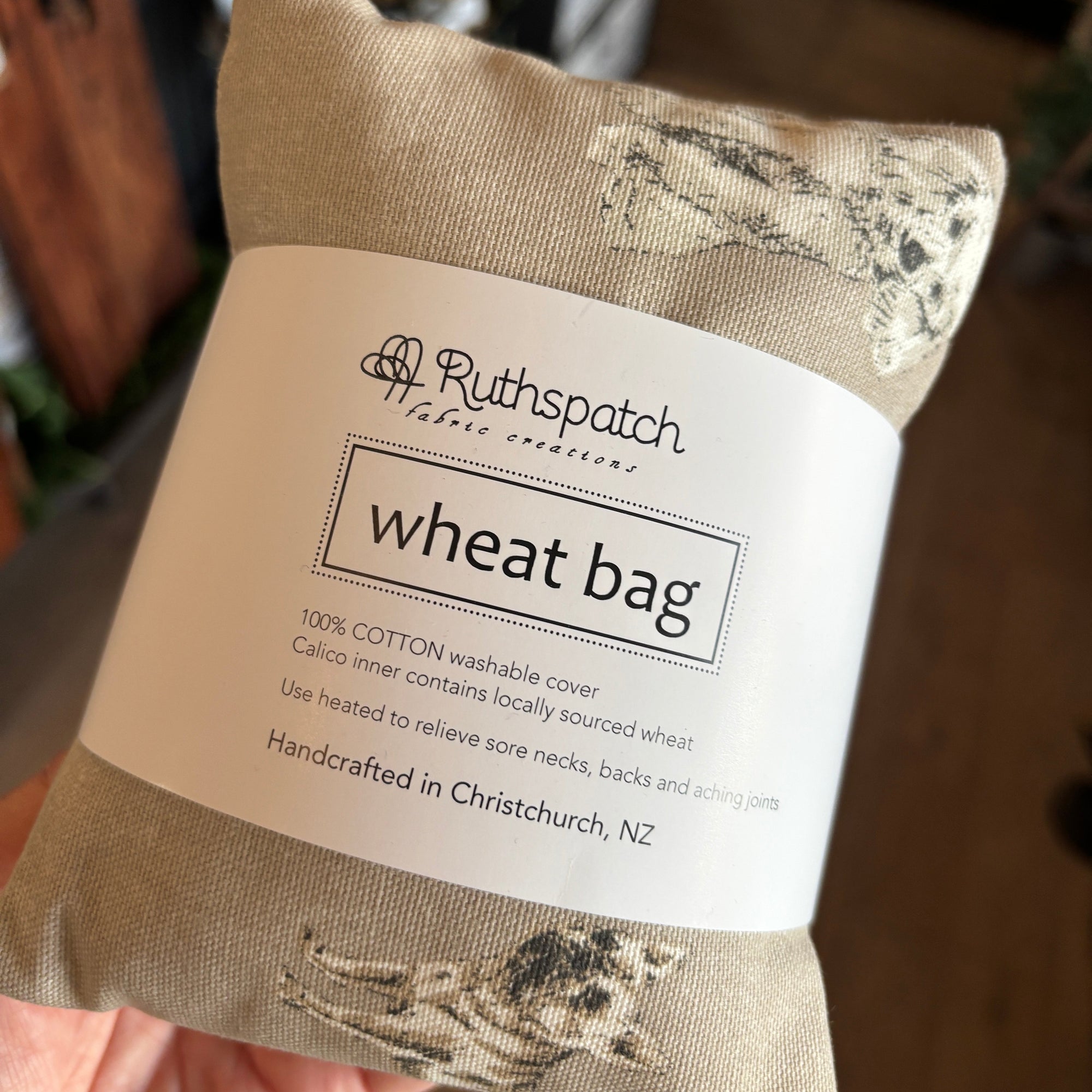 Ruthspatch Cotton Wheat Bag - Dogs