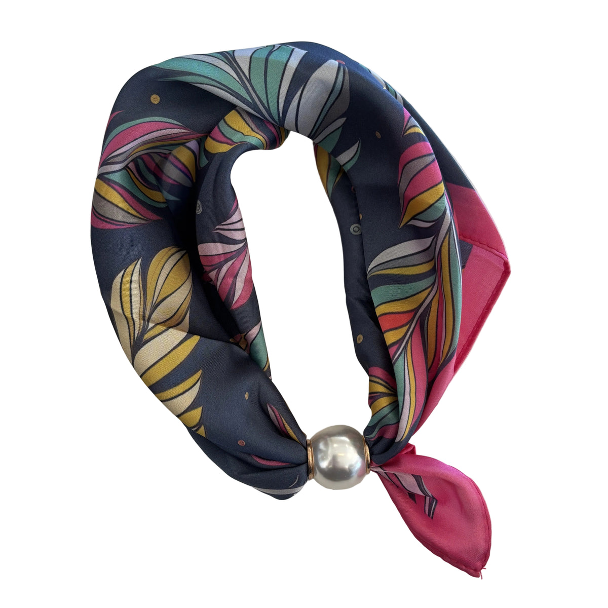 antler feathers neck tie