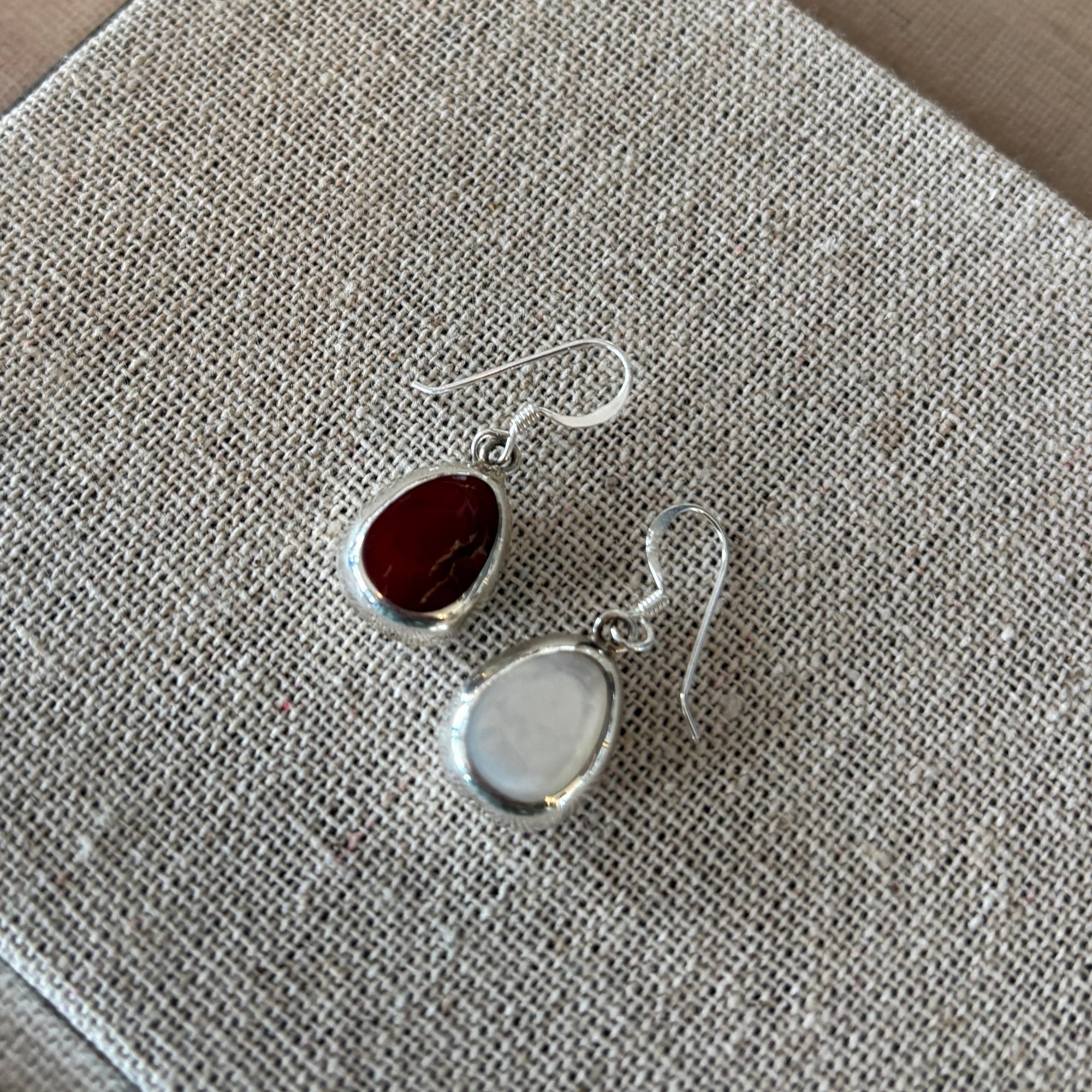 Sterling Silver Earrings - Gem Drops