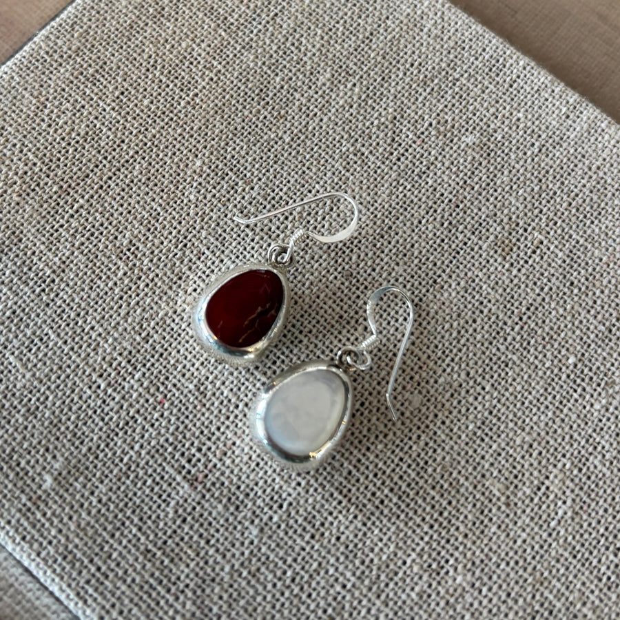 Sterling Silver Earrings - Gem Drops