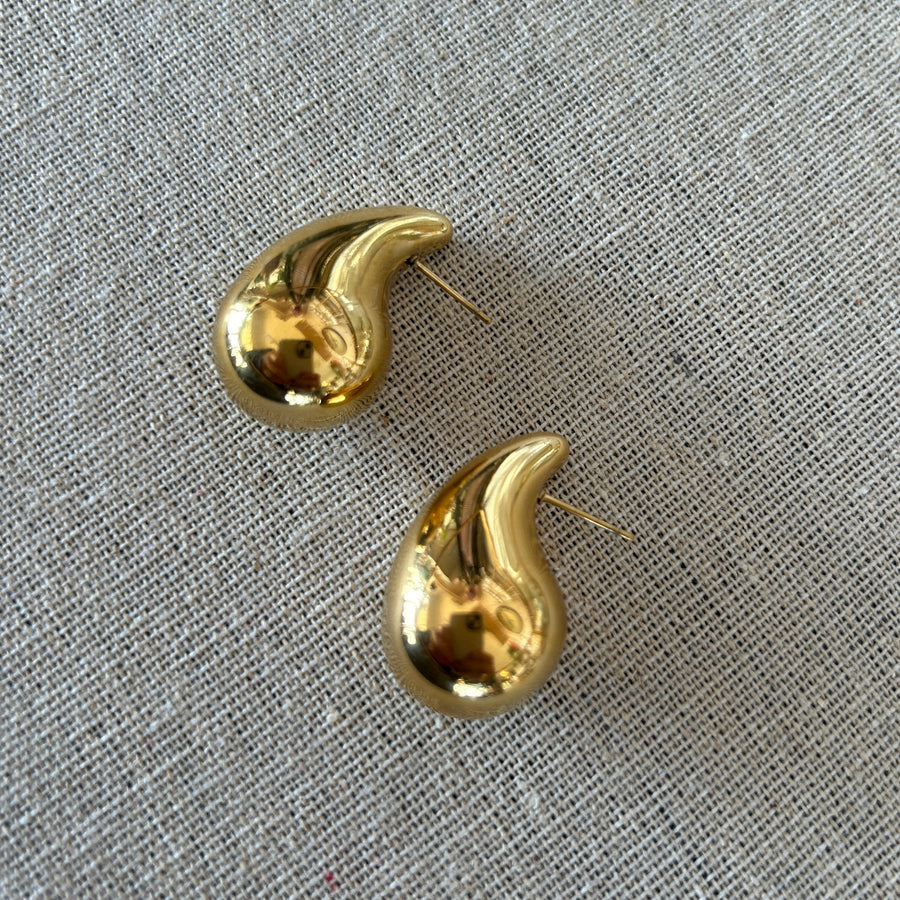 Earrings - Gold | Teardrops