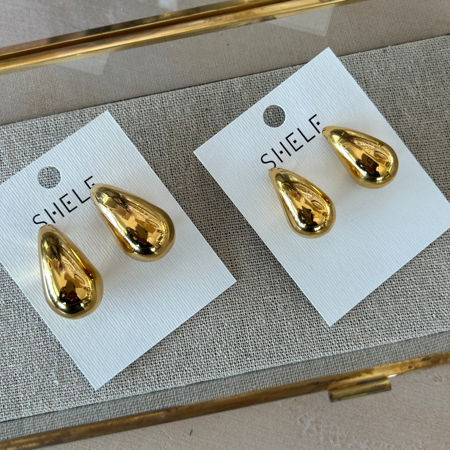 Earrings - Gold | Teardrops