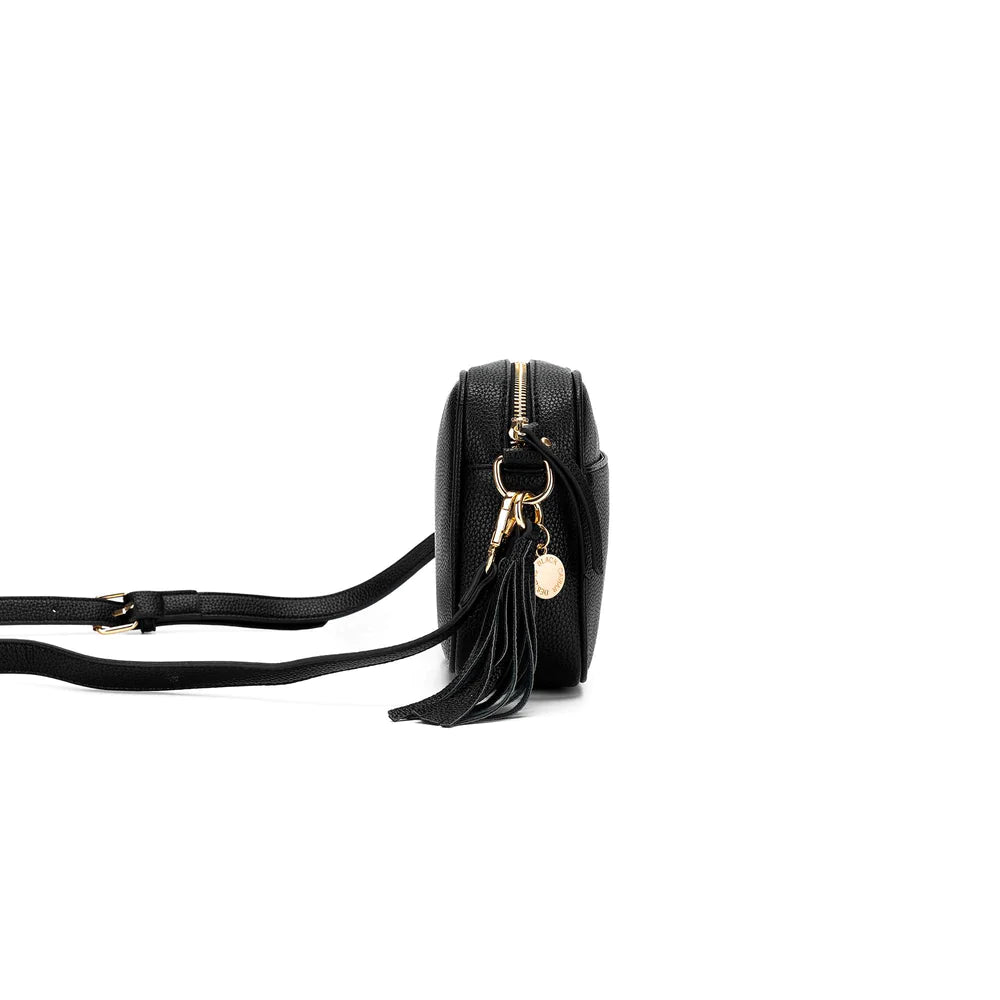 Indie Black Crossbody Bag by Black Caviar