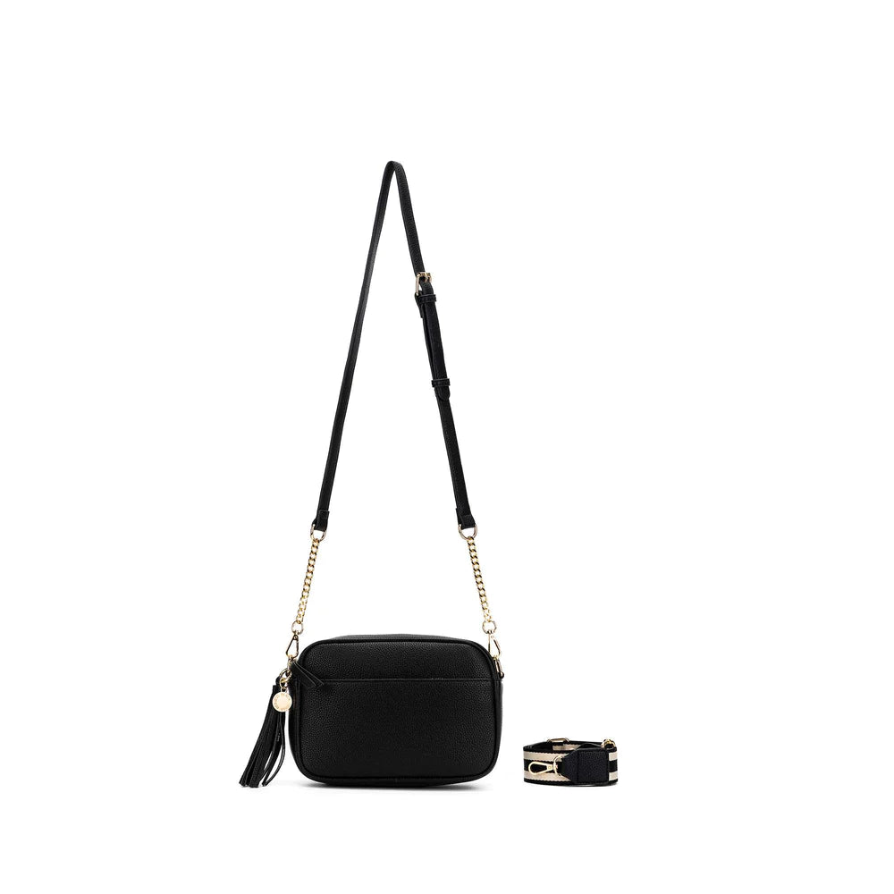 Indie Black Crossbody Bag by Black Caviar