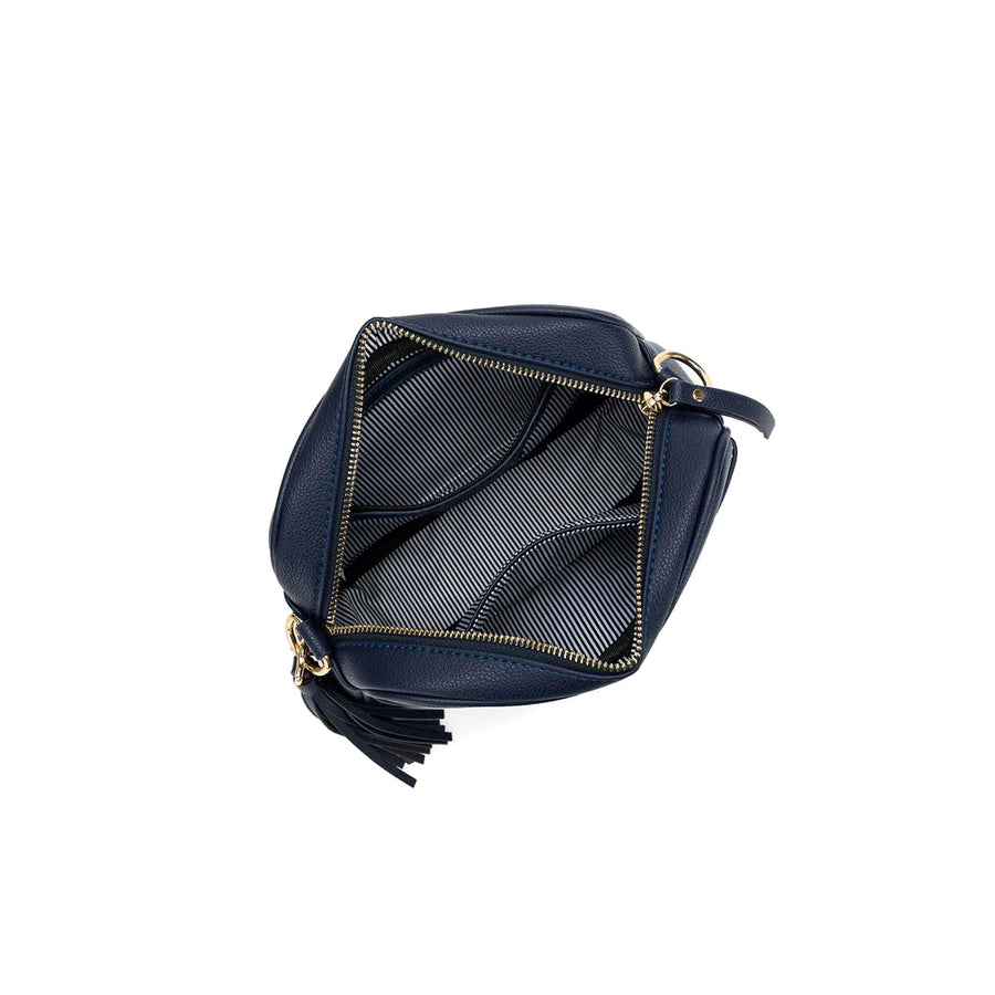 Indie Cross Body Bag Navy by black caviar