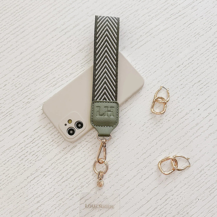 Iris Keyring with Phone Attachment - Sage