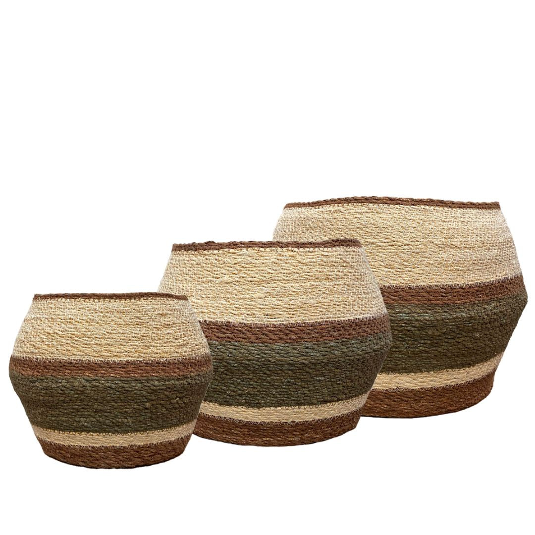 Eloise Belly Baskets - Olive