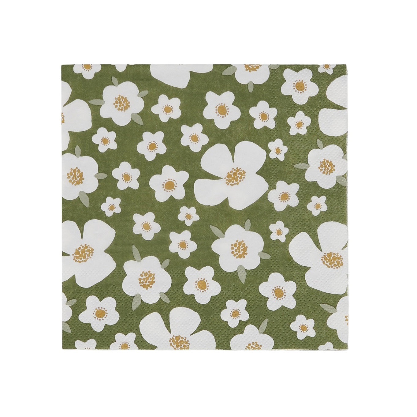 Katy Paper Napkin - Olive Green