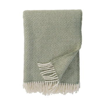 Klippan 100% Wool Throw - Sorbet | Pistachio