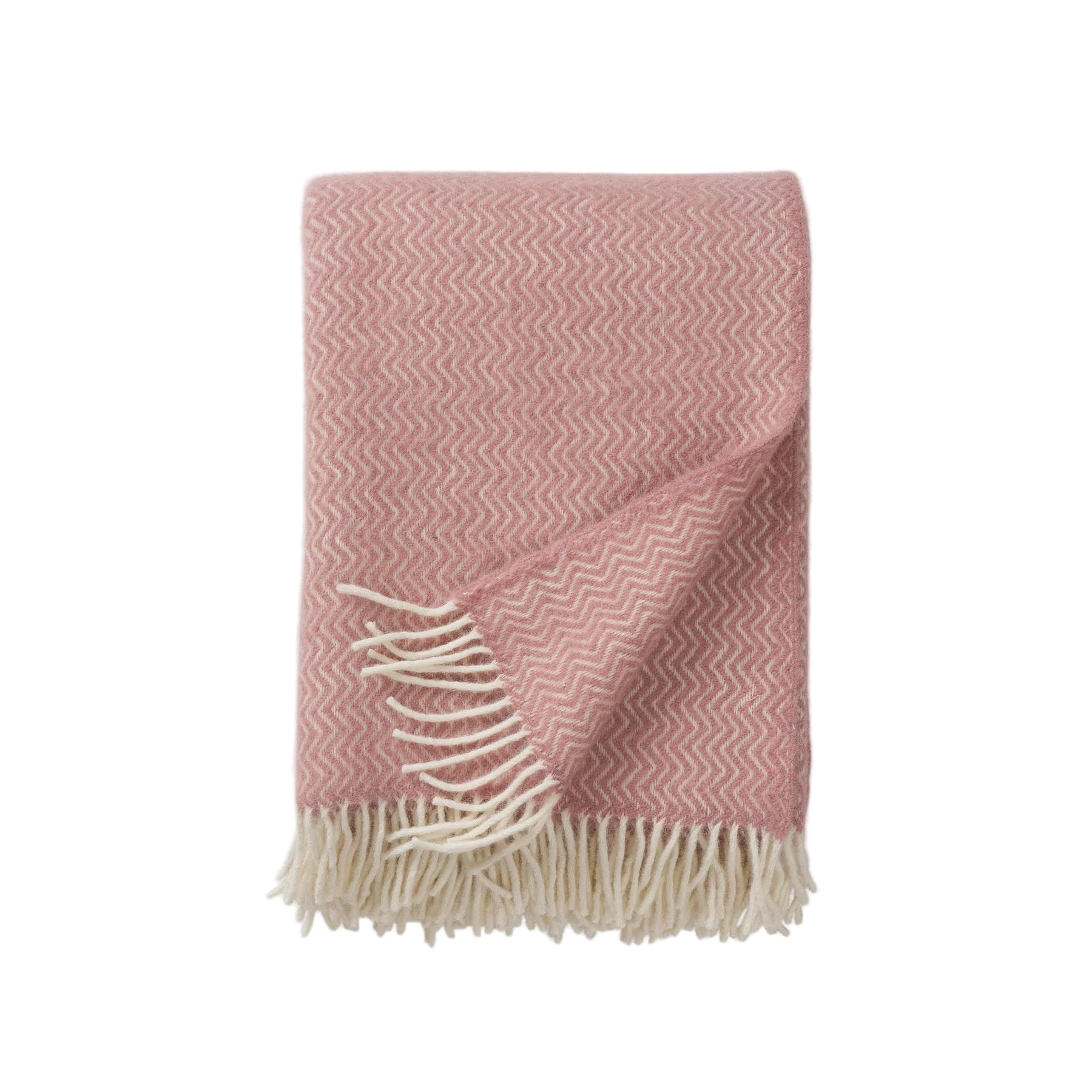 Klippan 100% Wool Throw - Sorbet | Powder Pink