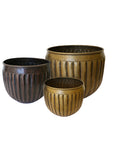 Marbella Planters - Antique Brass