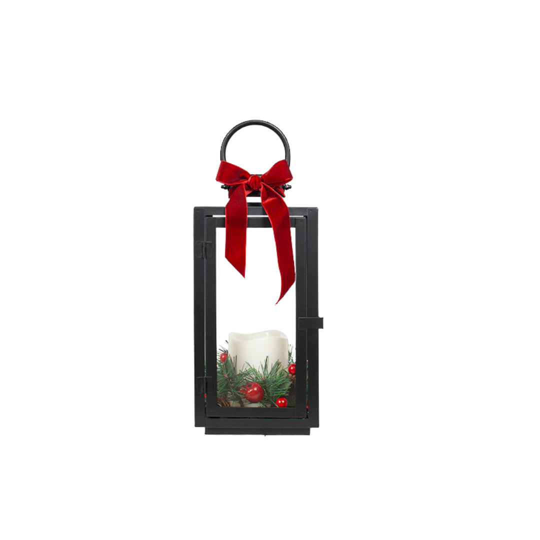 Christmas Noir Lantern