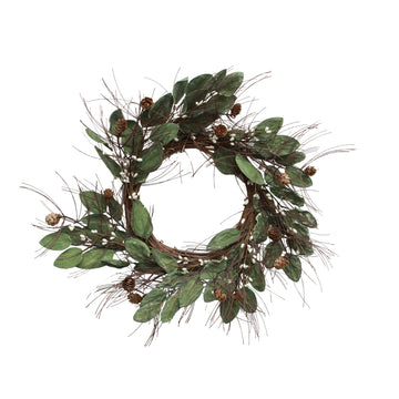 White Berry and Pinecone Wreath | Small