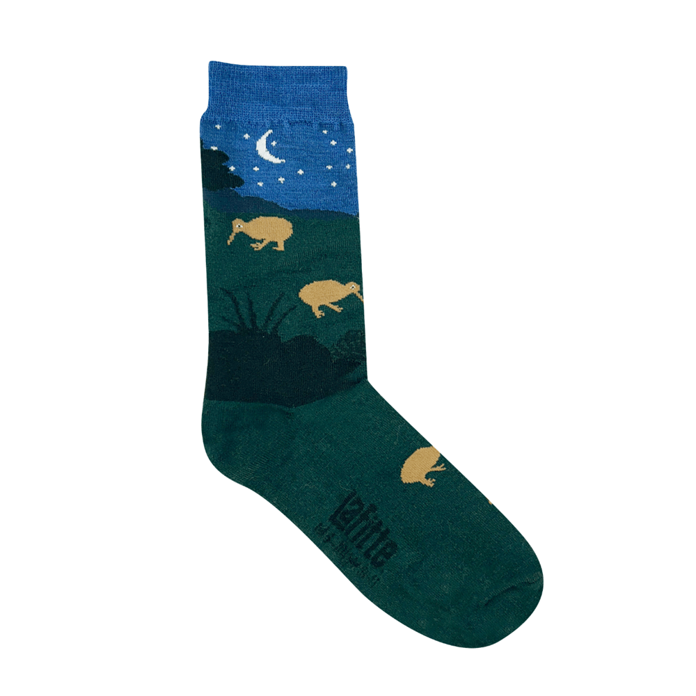 Lamington Socks - Night Kiwi Crew
