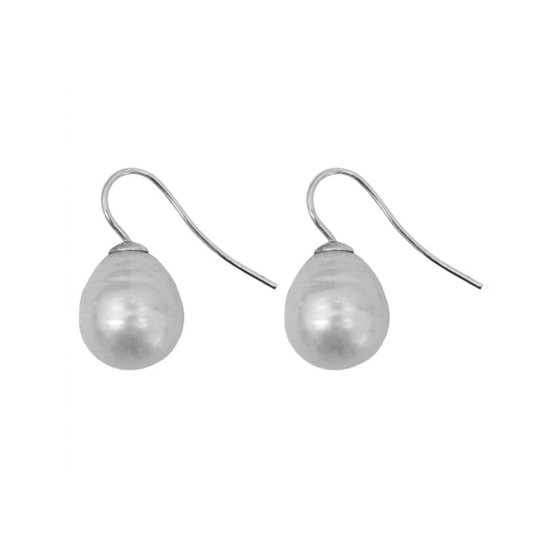 Spanish Teardrop Earrings - Large | Grey