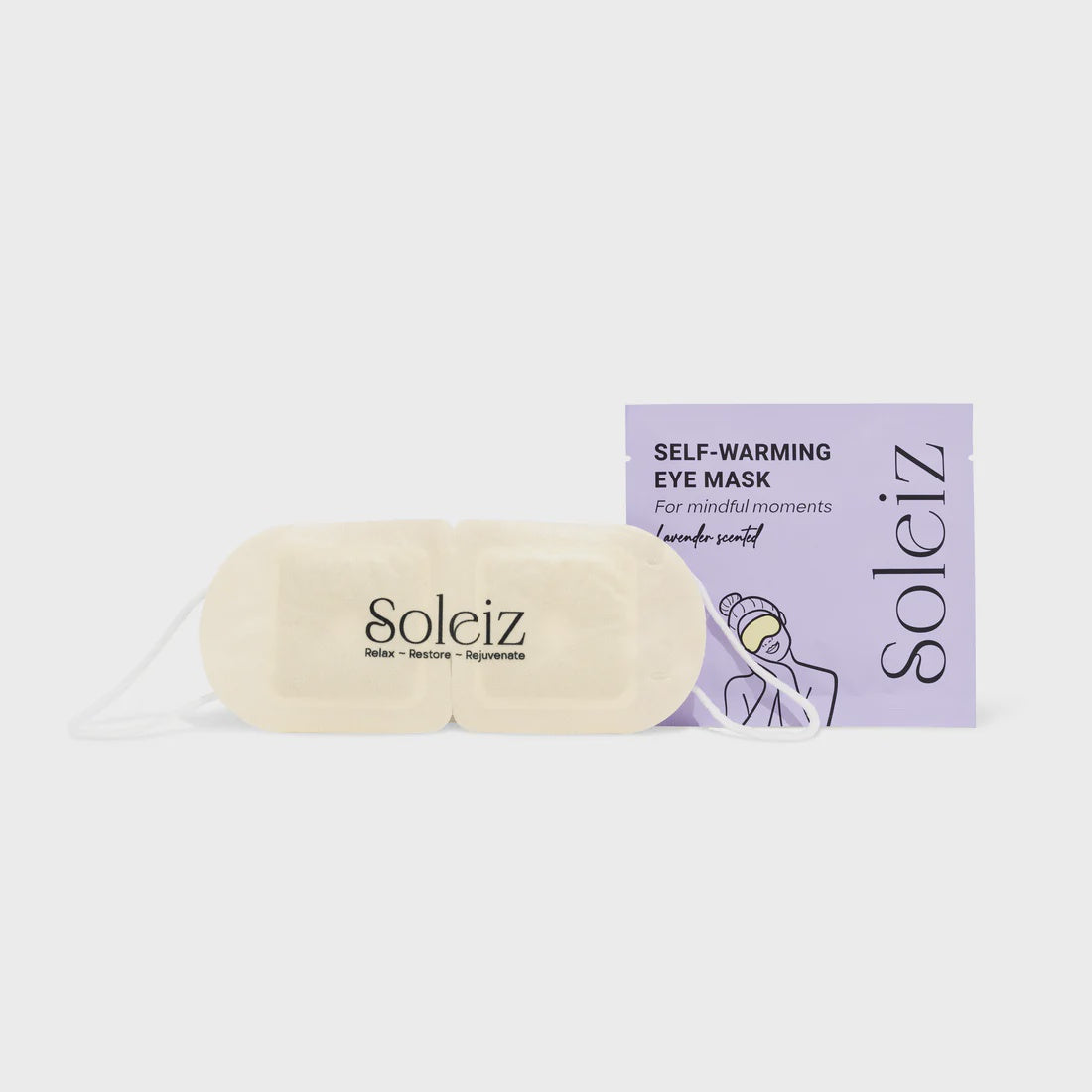 Self-warming eye masks - Lavender by Soleiz