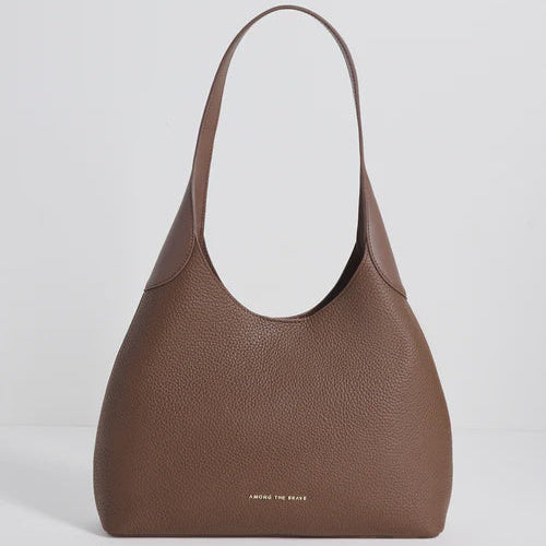 Lisbon Leather Slouch Bag - Brown