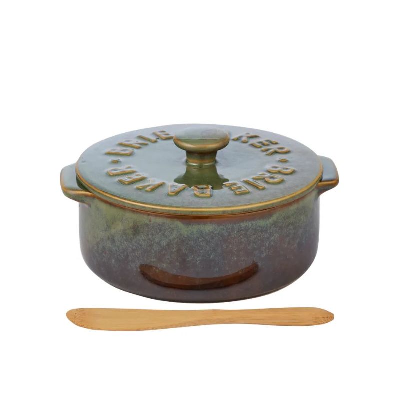 Loire Ceramic Brie Baker - Olive