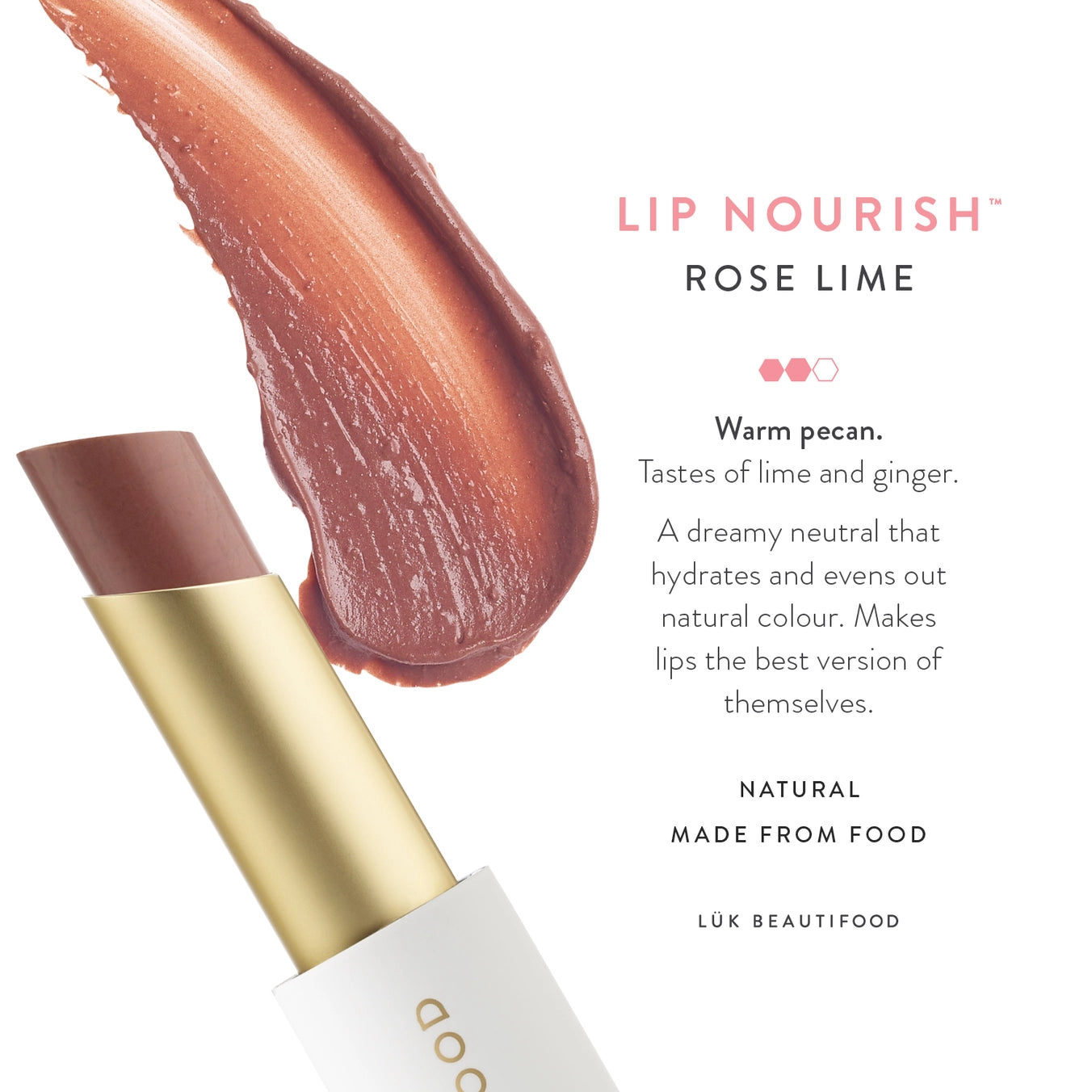Lük Beautifood Bon Bon - Rose Lime | The Perfect Nude