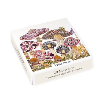 MGETE050 - Museums & Galleries - Wild Press 20 Pkt - Notecards