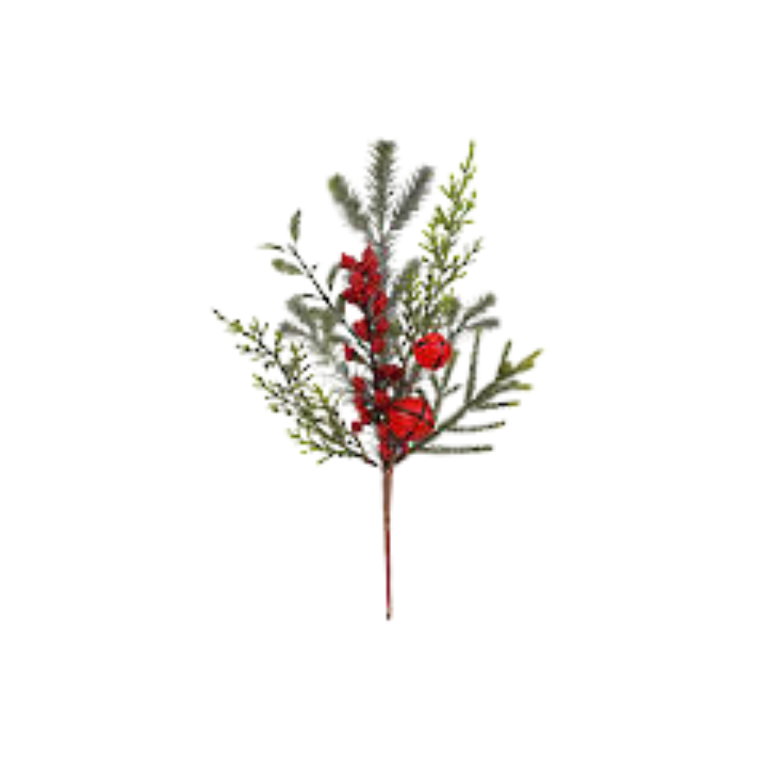 Christmas - Mixed Foliage Berries Bells