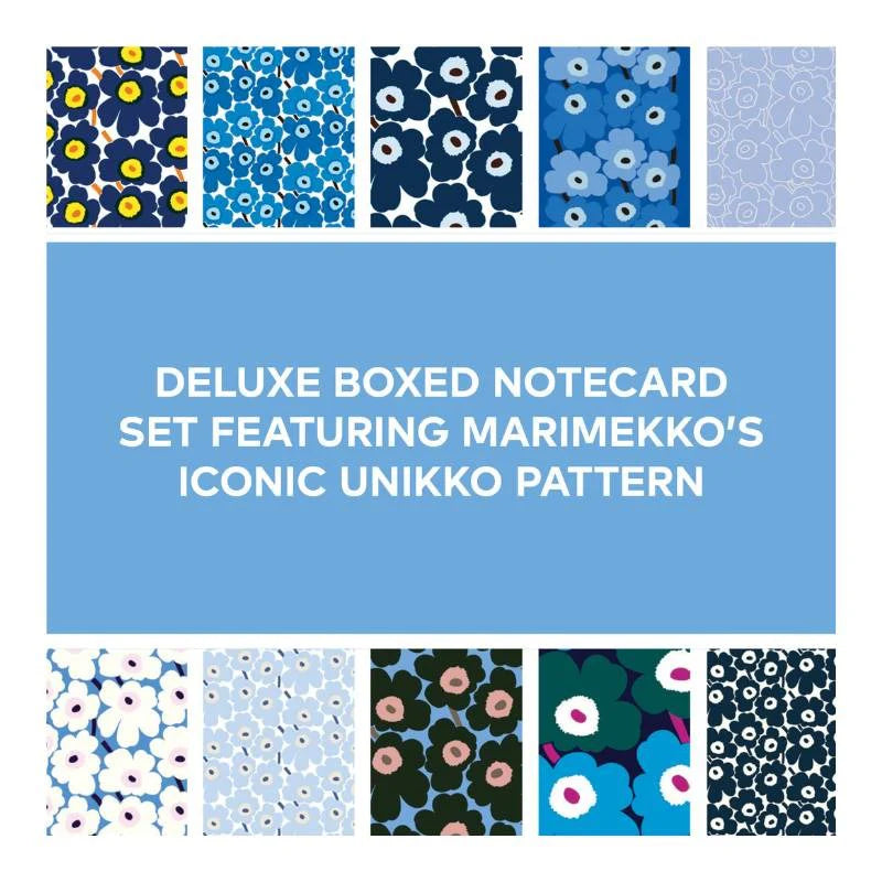 Marimekko - Box of 20 Notecards | Blues