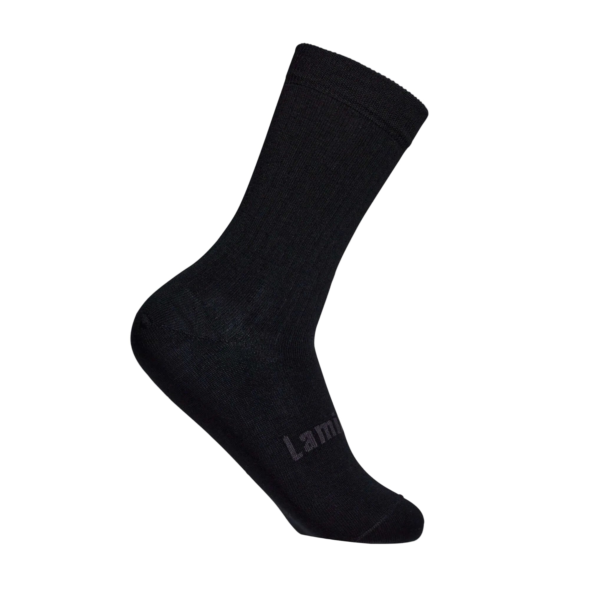 Lamington Mens Socks - Crew | Black