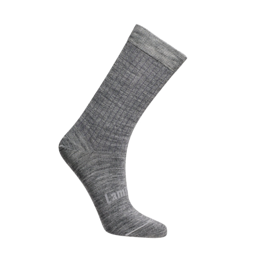 Lamington Merino Womens Crew Essential Grey