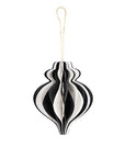 Christmas - Monochrome Paper Finials 10cm