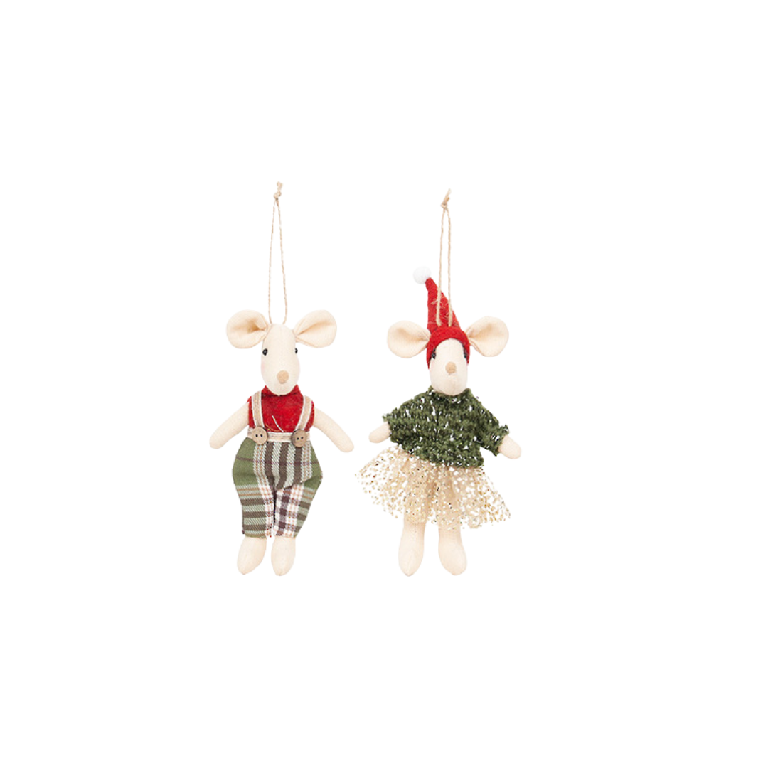 Christmas - Mr &amp; Mrs Scott-Mouse | Green/Red