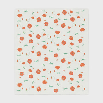 Nawrap Floral Face Cloth - Plum