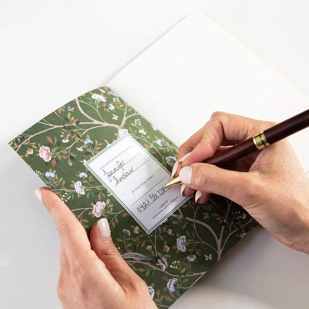 Pocket Notebook (Lined) - Camellia Tree